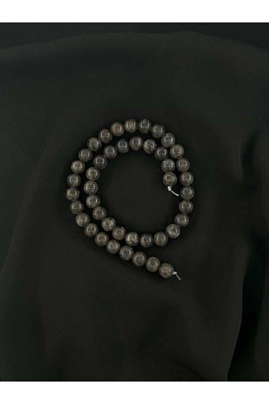 GRİ LABRADORİT DÜZ KESİM DOĞALTAŞ 8 MM DİZİ