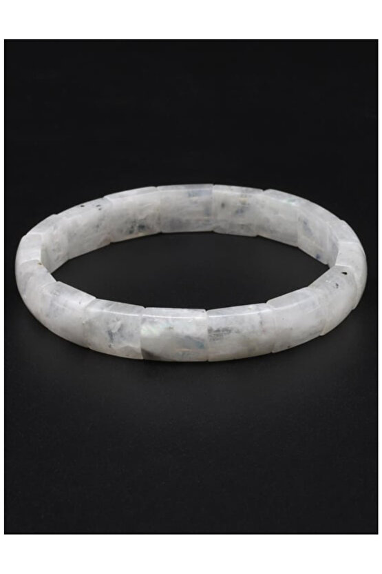 Premium Orijinal Gerçek Ay Taşı Doğal Taş Roleks Bileklik