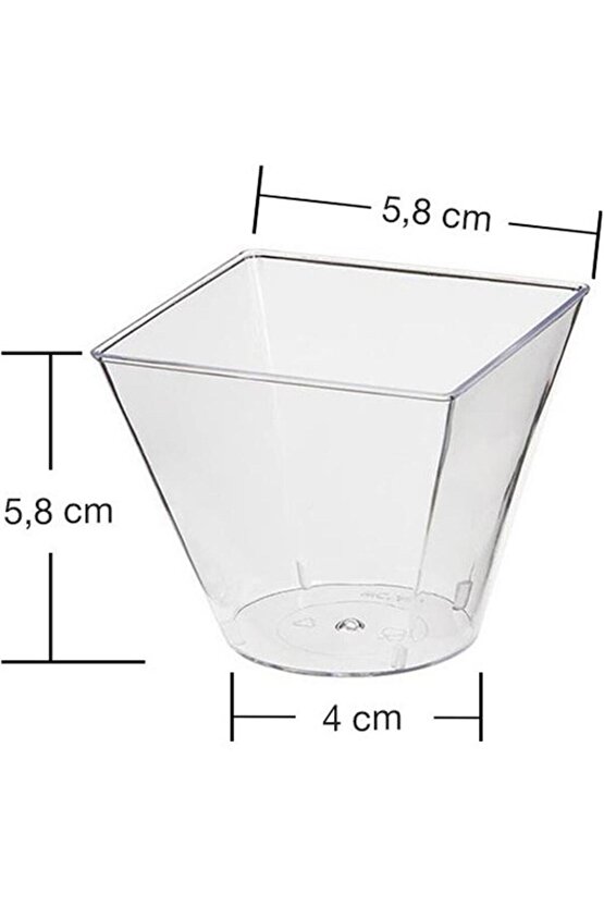 Rubikap Mini Kap Kase 120 ml 25 Adet (PS ŞEFFAF) (MC12)