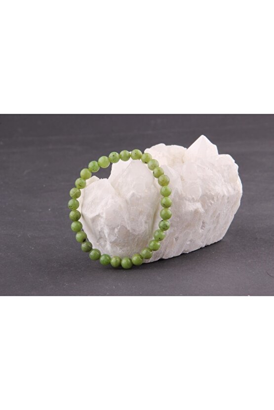 Doğal Taş Yeşim Bileklik 8mm