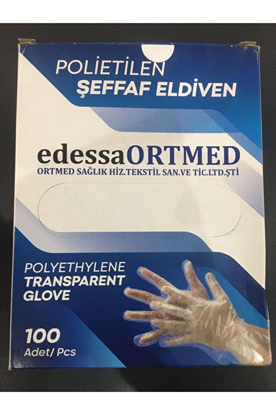Polietilen Şefaf Eldiven 100 Adet