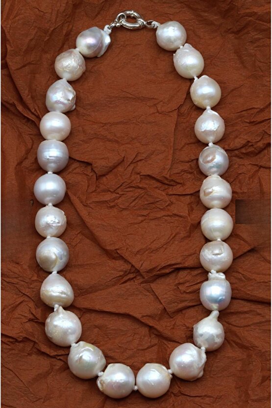 Gerçek Barok İnci Kolye