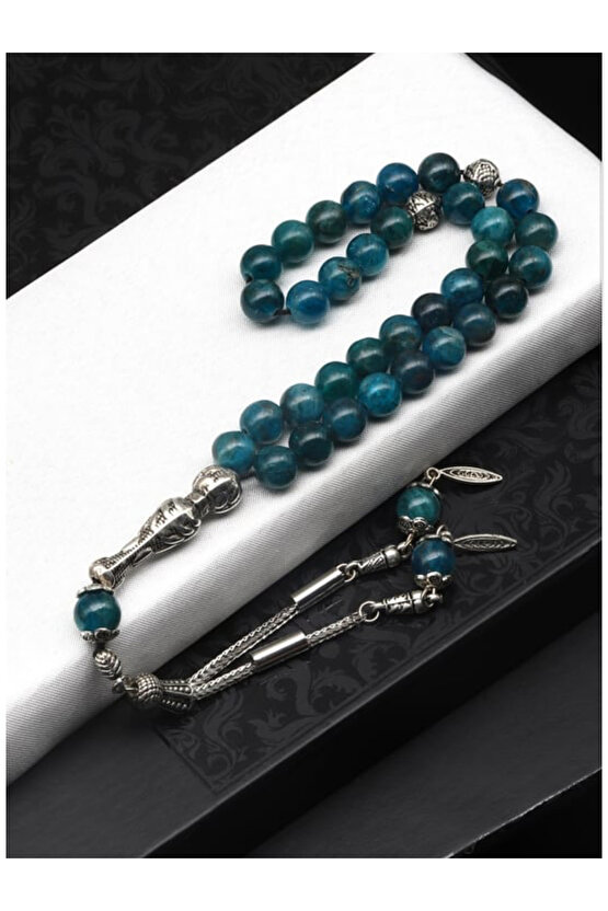 Apatit Taşı Doğal Taş Tesbih 8 mm