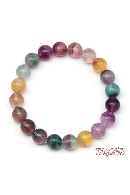 Florit Taşı Bileklik 10 mm ( A Kalite )