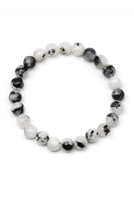 Ay Taşı Doğal Taş Bileklik 8 mm