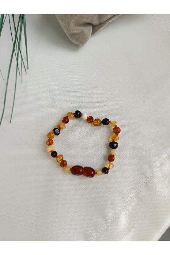 Bebek-çocuk Kehribar Doğaltaş Bileklik