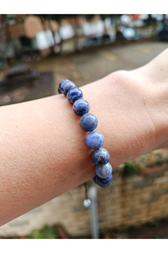 Doğal Taş Sodalit Taşı Bileklik