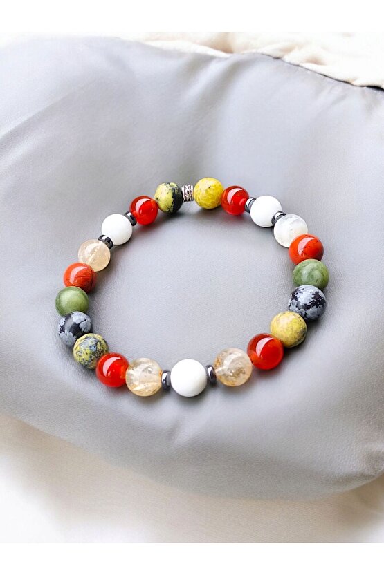 Doğal Taş Başak Burcu Bilekliği