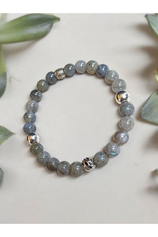 Doğal Taş Labrodit Taşı Bileklik