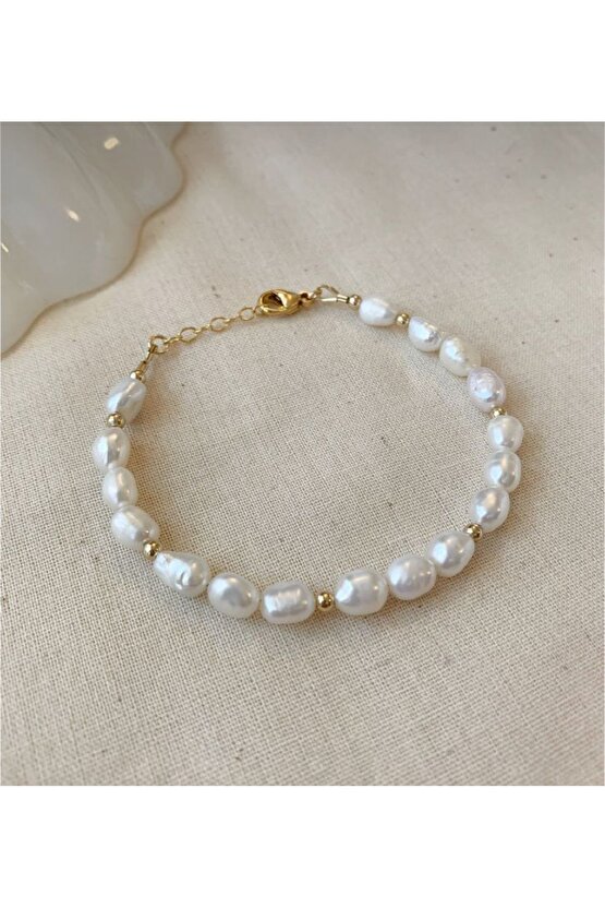 Gerçek İncili bileklik