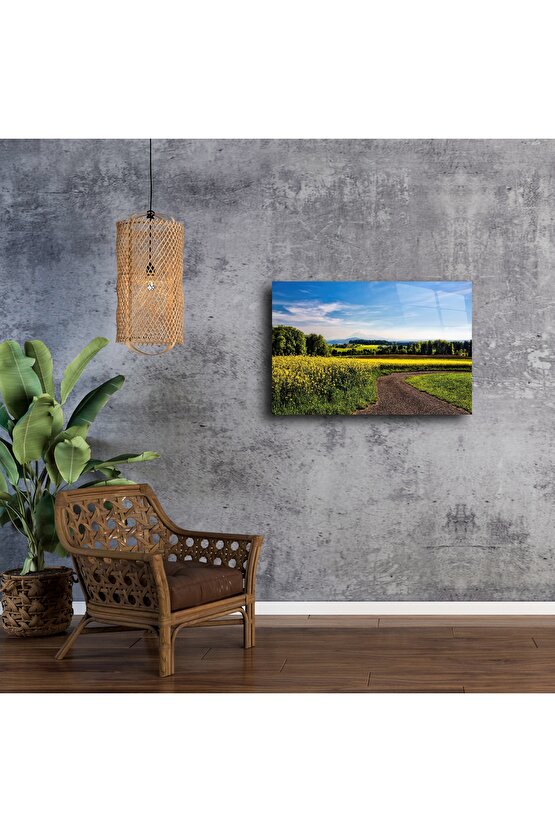 Doğa Manzaralı Cam Tablo