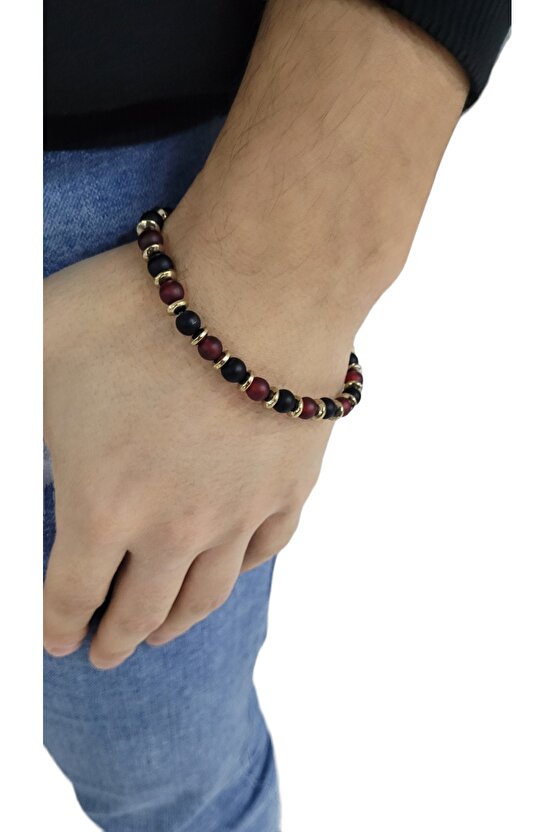 Erkek Altıngümüş Aparatlı Bileklik