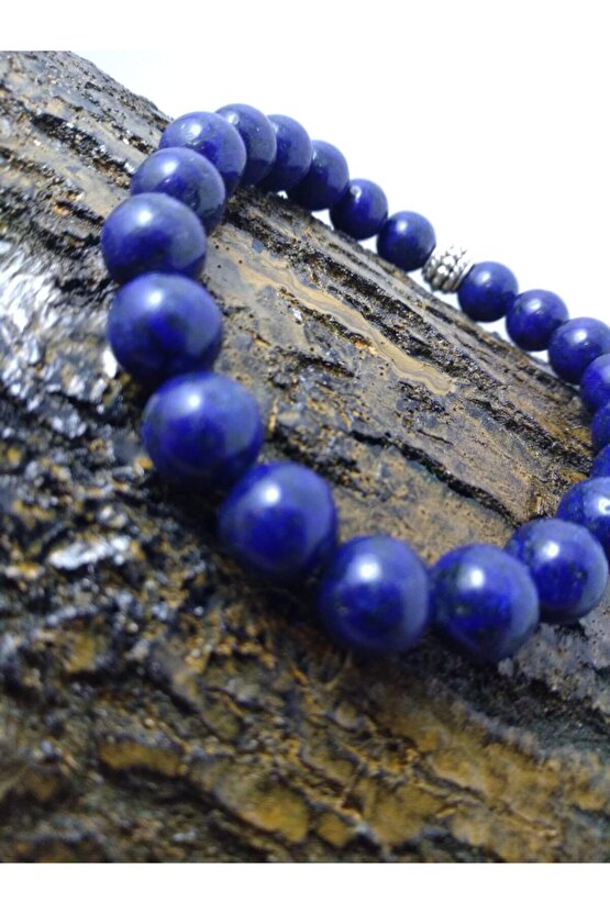 Lapis Lazuli Taşı Doğaltaş Unisex Bileklik BLK20-1001-01