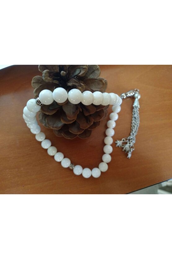 Sedef Taşı (bereket Taşı) Tespih  Doğaltaş Tespih