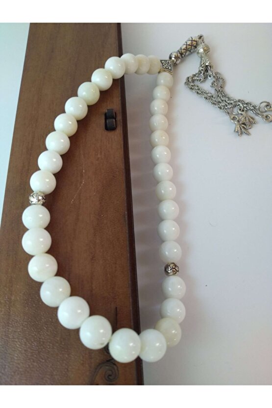 Sedef Taşı (bereket Taşı) Tespih  Doğaltaş Tespih