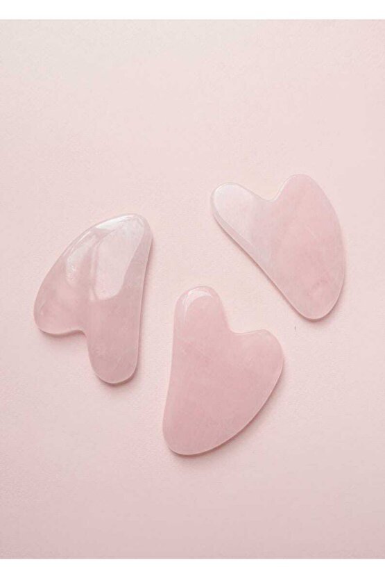 Pembe Kuvars Gua Sha