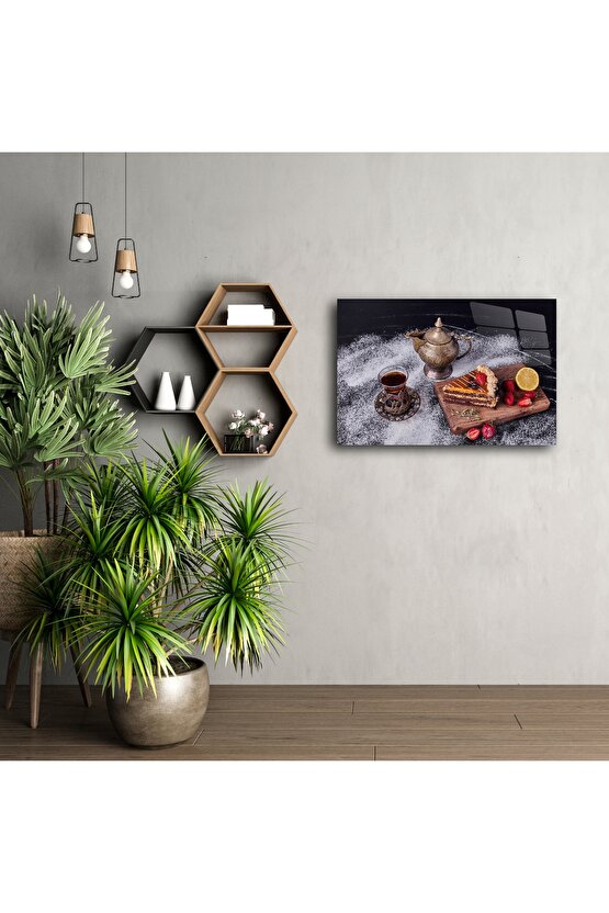 Türk Kahvesi ve Pasta Sanat Baskısı