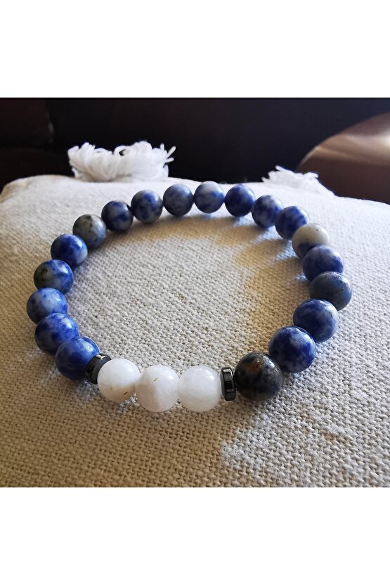 Aytaşı - Sodalit 8mm Bileklik (hormonlar)