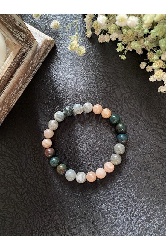 Doğal Taşlı Burç Bilekliği Balık Burcu