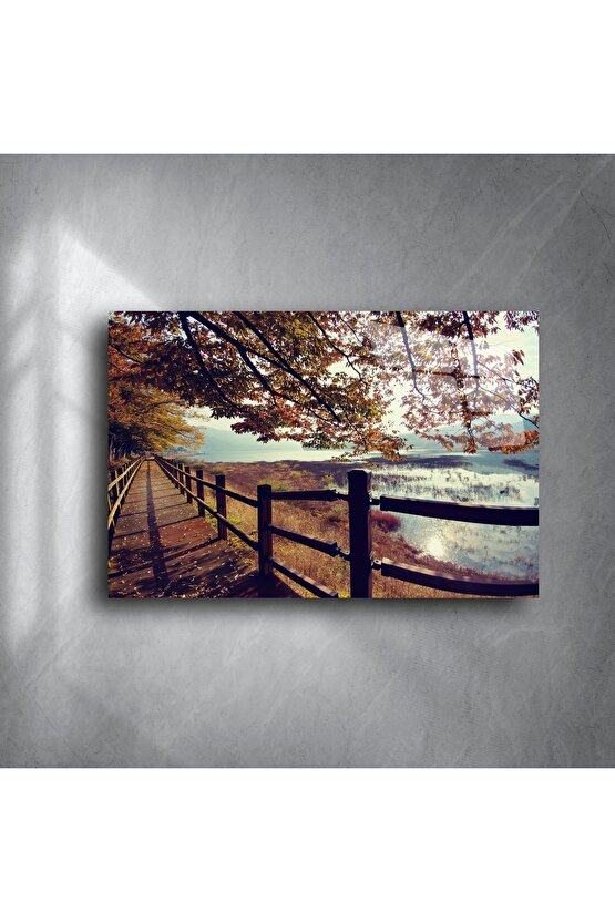 Cam Duvar Sanatı Doğal Yürüyüş Yolu Paneli