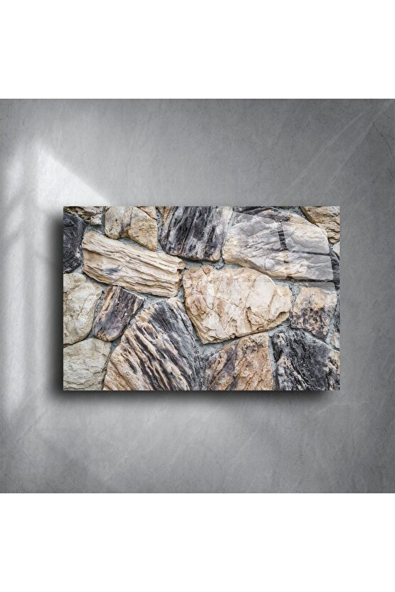 Doğal Nehir Taşları Akrilik Tablo