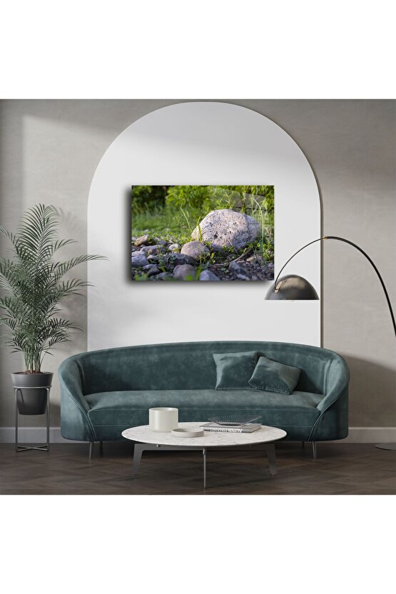 Doğal Taşlı Çakıl Duvar Sanatı Dijital İndirme