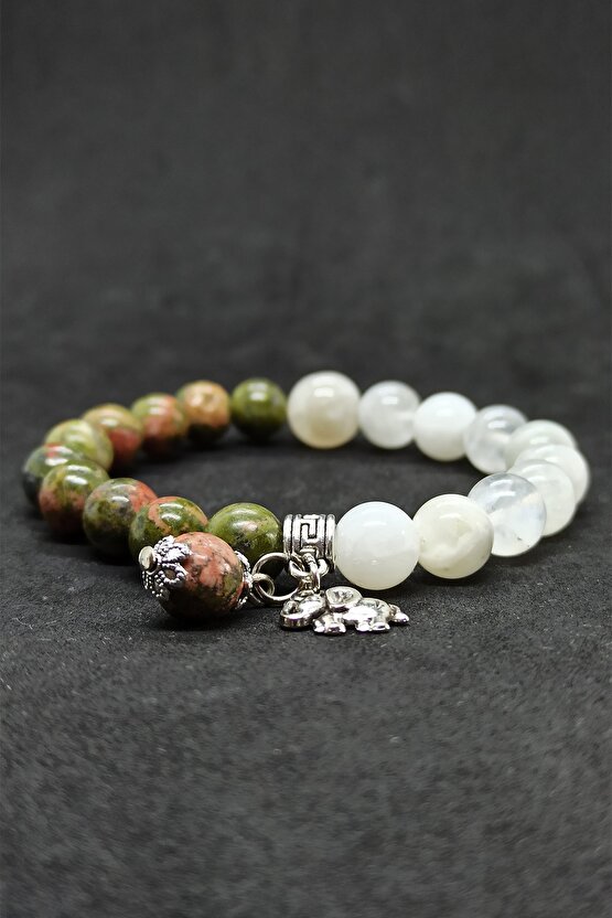 Unakit Ve Aytaşı Doğal Taş Kadın Bileklik Prof