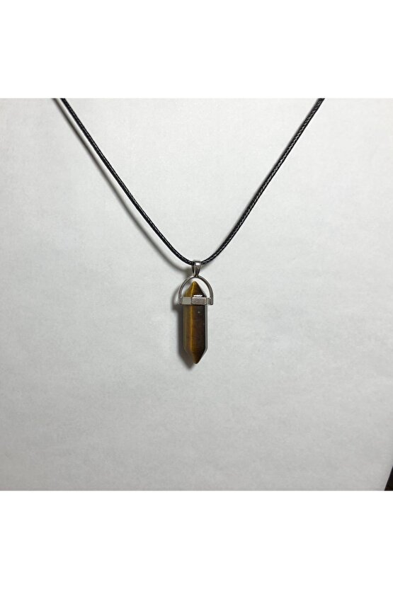 Çivi Kaplangözü Doğal Taş Kolye