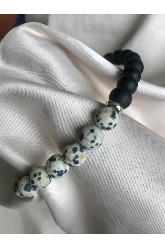 Jasper Oniks Erkek Bileklik