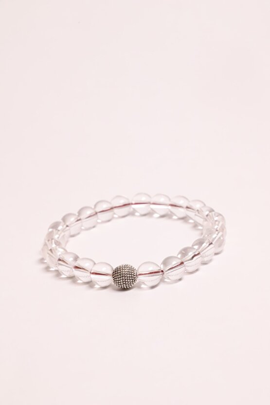 Kristal Kuvars Doğal Taşlı Bileklik