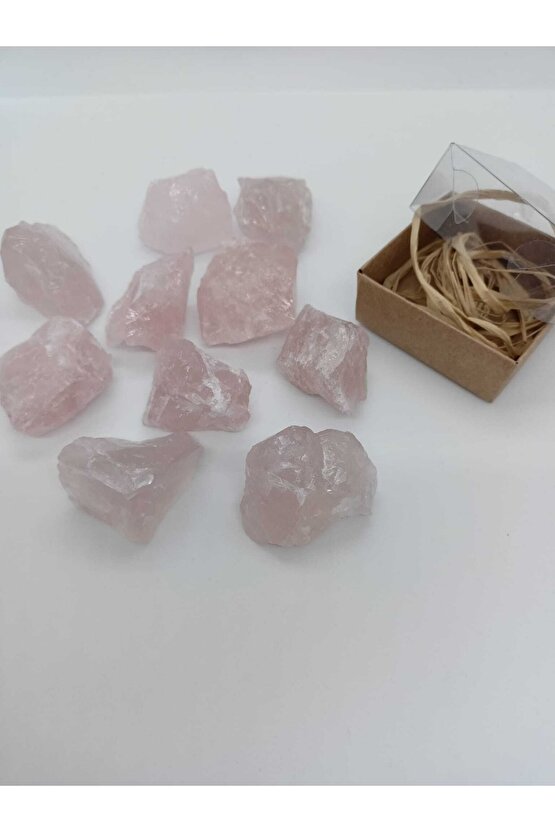 Parça Pembe Kuvars Taşı Biblo Parça Doğaltaş Biblo (40-60 Gr) Adet Fiyatıdır.