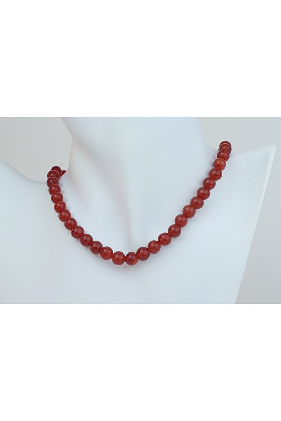 Akik Taşı Doğal Taşlı Kolye + Sürpriz Hediye