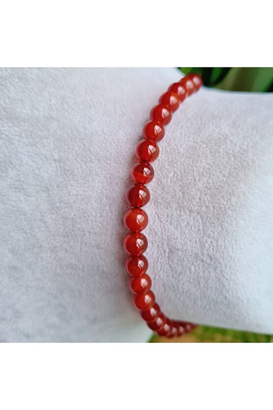 Karnelyan Akik Doğal Taş Bileklik (EL YAPIMI TASARIM ÜRÜNLER)