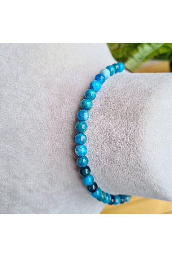 Apatit Doğal Taş Bileklik (EL YAPIMI TASARIM ÜRÜNLER)