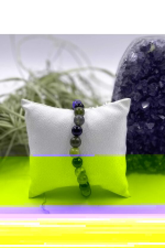 Renkli Cam Mozaik Çiçek Tablo