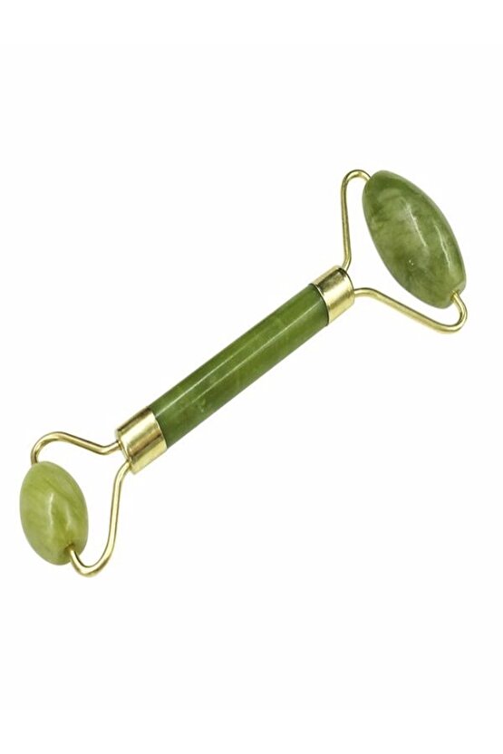 Orjinal Doğal Çift Taraflı Yeşim Taşı Masaj Aleti Cilt Yenileme New