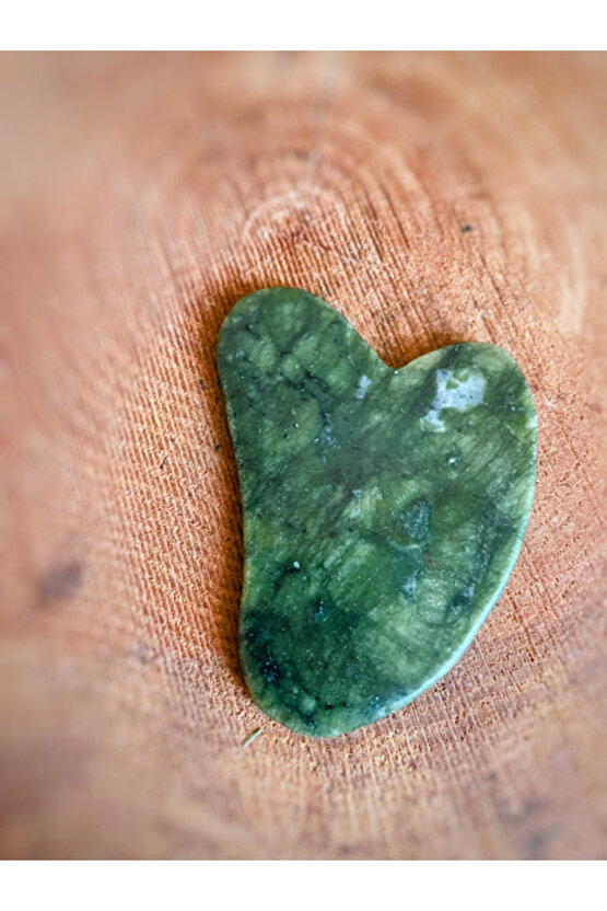 Kalp Guasha Yüz Masaj Aleti Doğal Taş YÜZ MASAJ