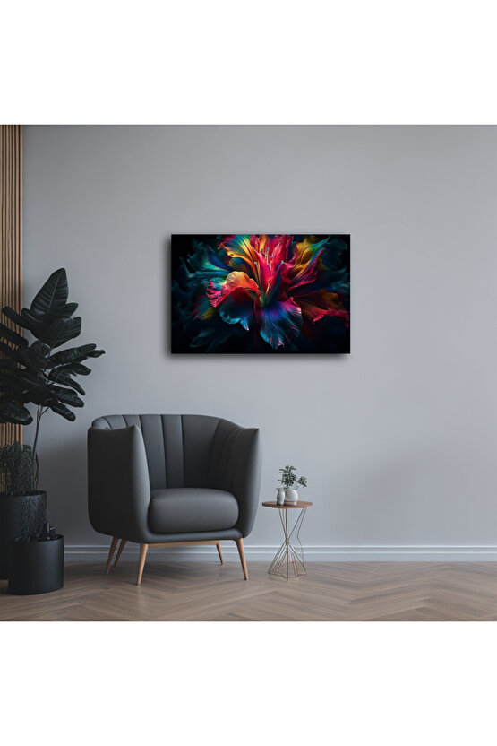 Karışık Desenler Cam Tablo Duvar Dekoru 12