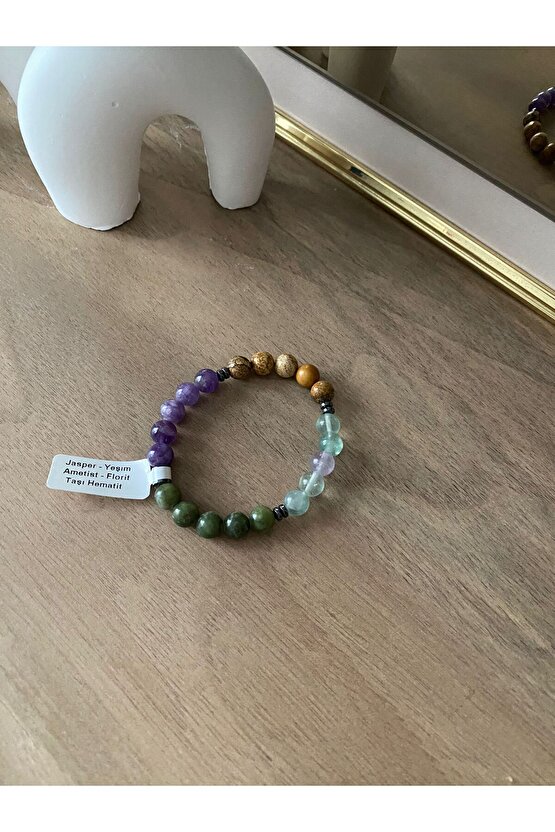 DOĞAL TAŞ KOVA BURCU BİLEKLİK