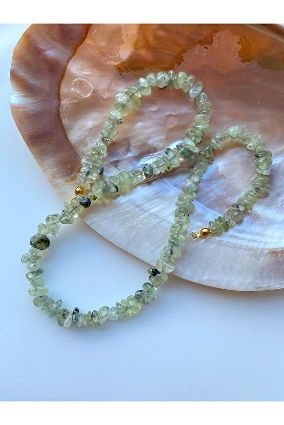 Prinayt (Prenhit) Kırıktaş Doğal Taş Set