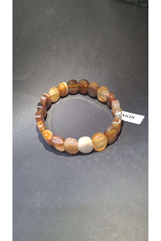 Akik Rolex 8 X 14 Mm Özel Kesim Doğal Taş Bileklik