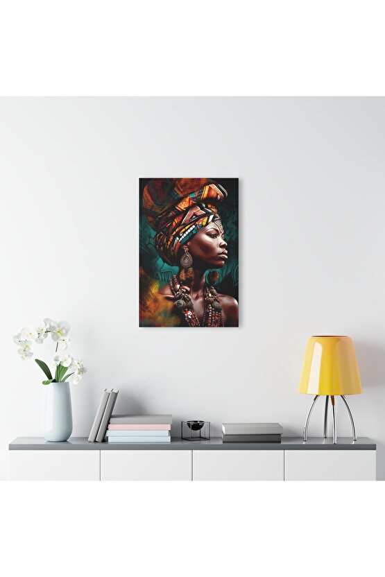 El Çizimi Kadın Cam Tablo Duvar Dekoru