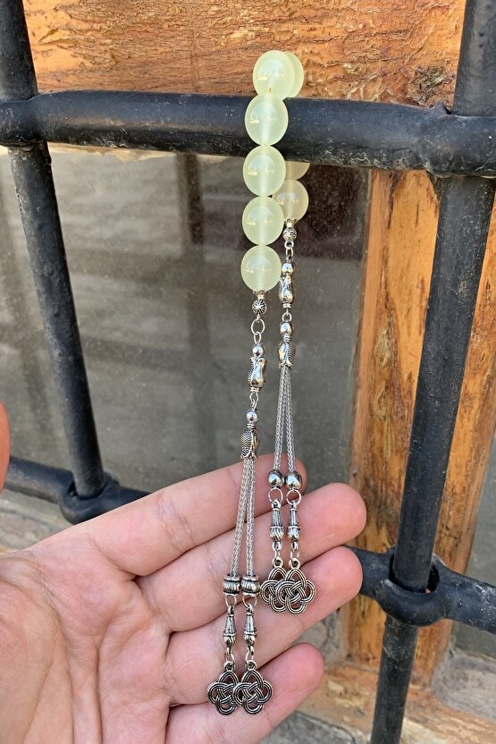 Hediye Toz Kehribar Kedi Göz Zaza Tesbih Dgn1182