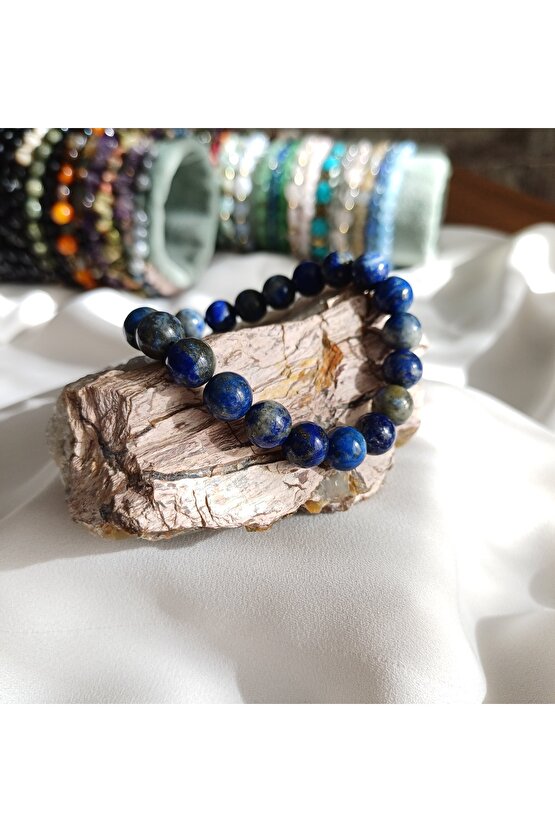 Lapis Lazuli Doğal Taş Bileklik