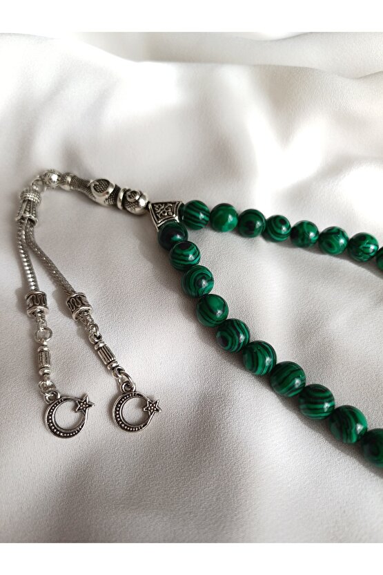 MALAKİT DOĞAL TAŞ TESPİH