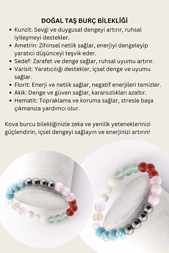 -YENİLİK VE ZEKA-Kova Burcu Taşlarından Oluşan Doğal Taş