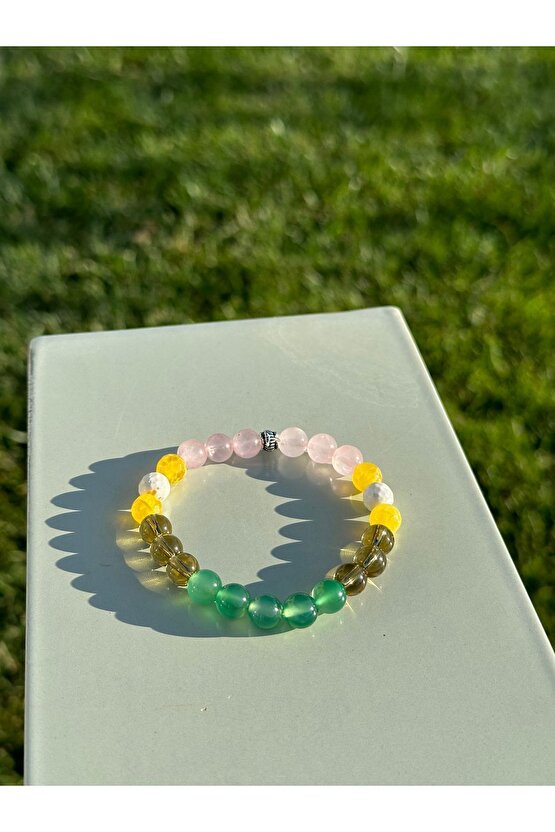 Anne Bilekliği, Doğaltaş Anne Bilekliği - Lastik & Anti Alerjenik Doğal Bilekliği