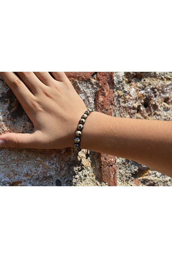 Jasper Makreme Örgü Bileklik