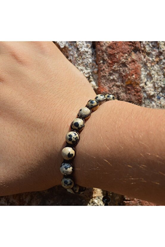 Jasper Makreme Örgü Bileklik