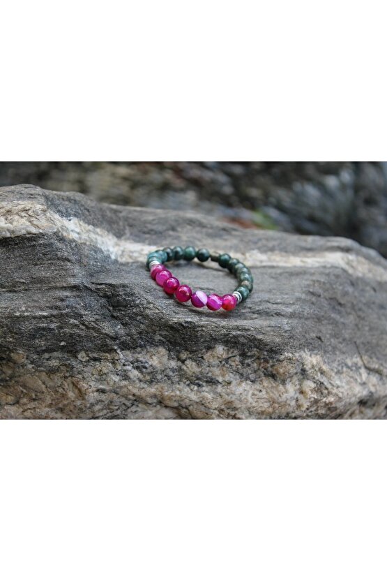 Apatit Akik Doğaltaş Bileklik